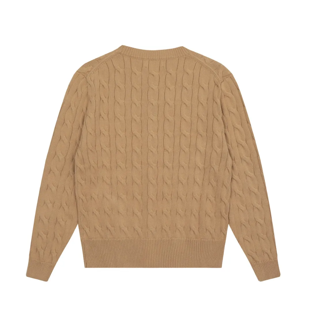 P230 Top quality" Style number: DS006# (not off the shelves all year round) [Ralph Lauren round neck solid color pony embroidery logo twist knitted cardigan] ✅Ralph Lauren Ralph Lauren classic basic versatile knitted cardigan jacket for all seasons ✅Main supplier platform live broadcast Wholesale entity Replacement if out of stock Not off the shelf ✅ZP quality 1:1 version Scan the code to enter the GF website Counter quality ✅Detailed quality The only one in Guangzhou Imported quality cotton yarn Focus on high-end, cost-effective, and good quality. Needless to say, the version is restored to the original version. The maximum size can be worn up to 160 pounds. Loose, comfortable and stress-free. ✅The upper body is simple and easy to match. A must-have for goddess ootd. Good-looking clothes are never picky. Must-have items in goddess wardrobe. Size: S- Navy blue white label Navy blue red label